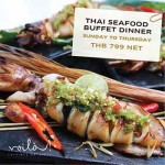 799 ฿ Thai Seafood Buffet Dinner at Voilà! (Sofitel Bangkok Sukhumvit) - Every Sunday to Thursday 799 ฿ Thai Seafood Buffet Dinner at Voilà! (Sofitel Bangkok Sukhumvit) - Every Sunday to Thursday