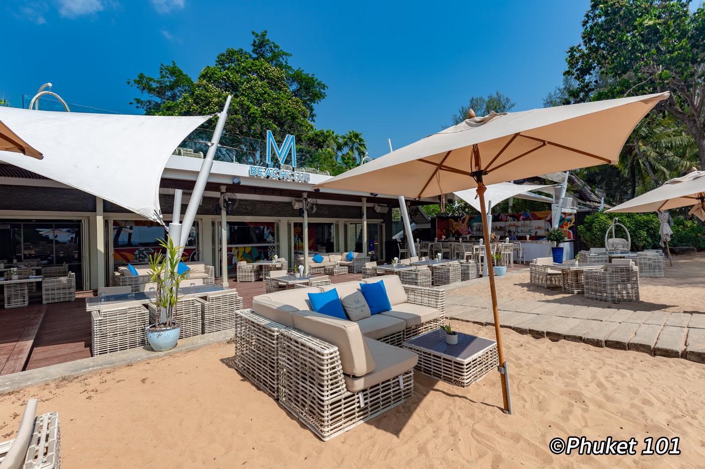 M Beach Club on Mai Khao Beach