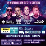 16 World Class DJs on Thaivisa Radio 1